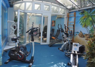 Fitness und Ruheraum