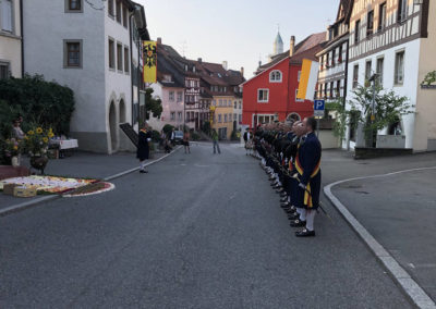 Schwedenprozession Aufstellung