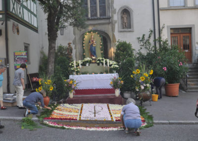 Schwedenprozession mit Altar